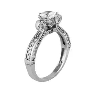 انگشتر نقره زنانه مدوکلاس کد 180461