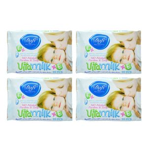 نقد و بررسی دستمال مرطوب کودک دافی مدل vita milk مجموعه 4 عددی توسط خریداران