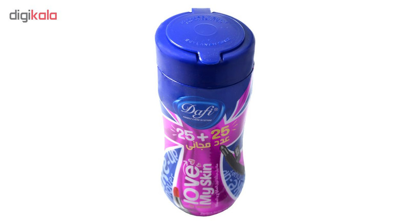 دستمال مرطوب دافی مدل Love مجموعه 2 عددی