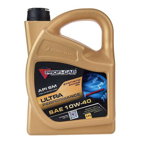 روغن موتور خودرو پروفی کار مدل ULTRA PERFORMANCE_SM 10W-40 حجم 35000 میلی لیتر