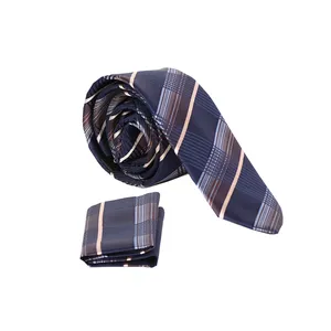 ست کروات و دستمال جیب مردانه کد 1063