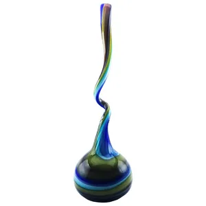 گلدان شیشه ای طرح پرچمی کد P006