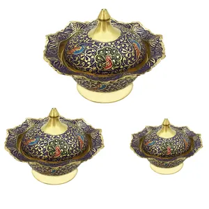 قندان طرح لب چین کد 01 مجموعه 3 عددی