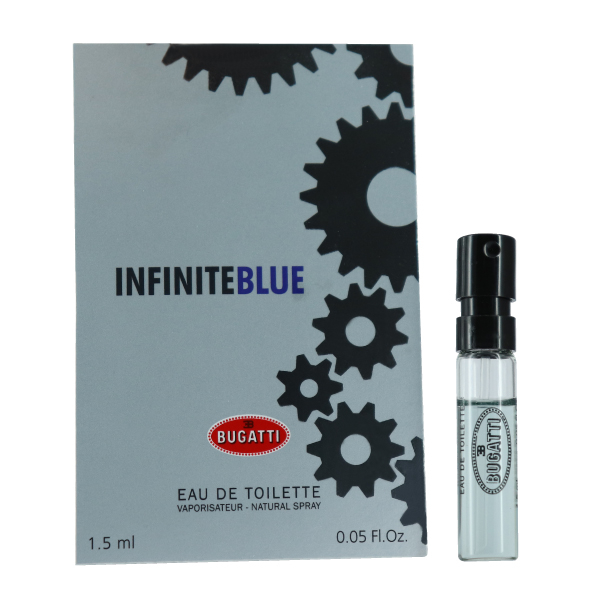 عطر جیبی مردانه بوگاتی مدل Infinite Blue حجم 1.5 میلی لیتر