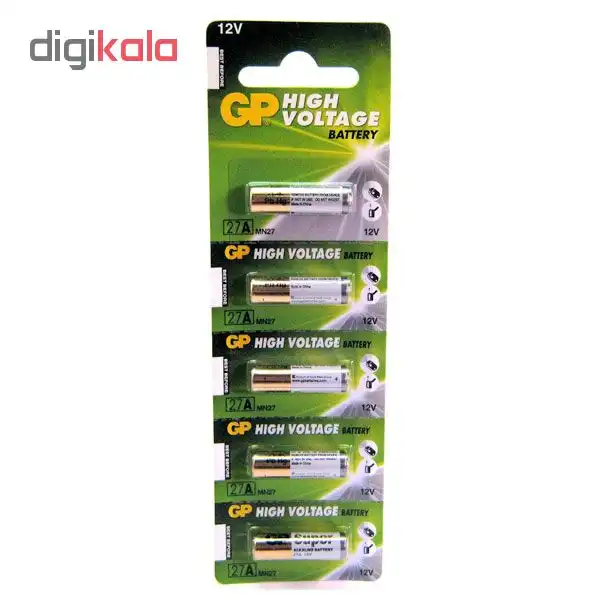 باتری 27A جی پی مدل Super Alkaline بسته 5 عددی