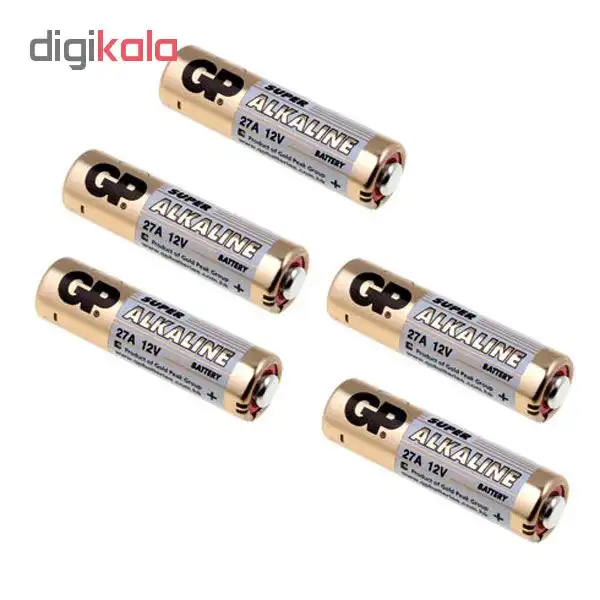 باتری 27A جی پی مدل Super Alkaline بسته 5 عددی