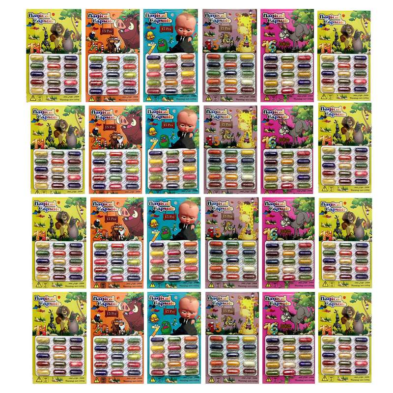 لوبیای سحر آمیز مجیکال کپسول کد 024 مجموعه 24 عددی