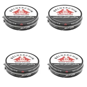 واکس کفش بلدرچین مدل 4X1 بسته 4 عددی 