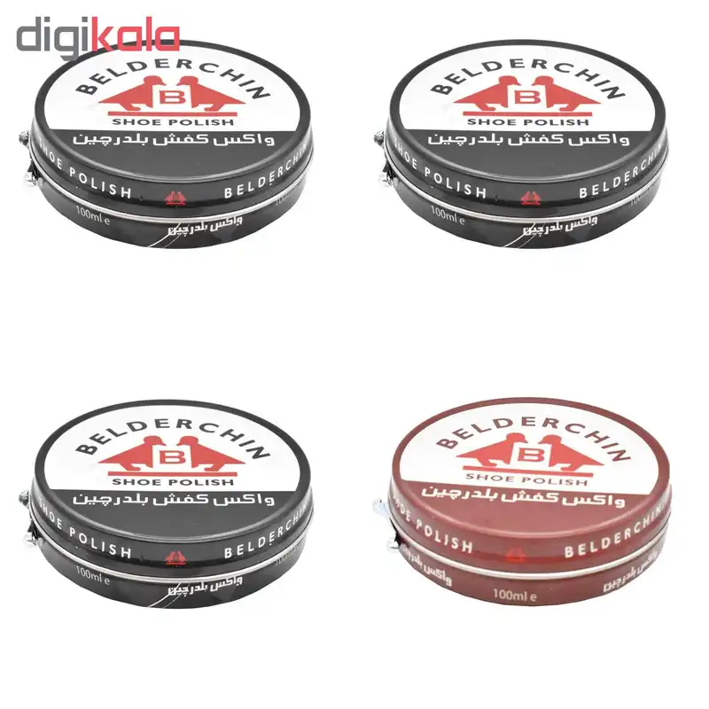 واکس کفش بلدرچین مدل 3X1 مجموعه 4 عددی