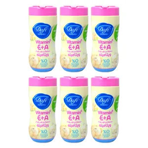 دستمال مرطوب کودک دافی مدل Vit2 مجموعه 6 عددی
