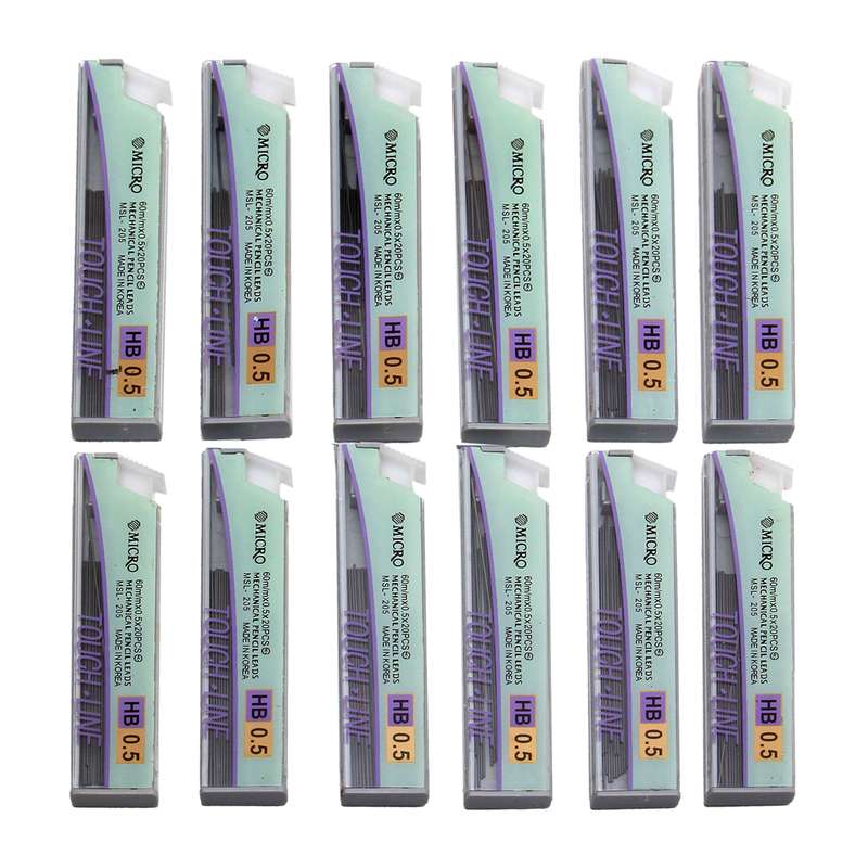 نوک مداد نوکی 0.5 میلی متری میکرو کد 1-260099 بسته 12 عددی نوک مداد نوکی 0.5 میلی متری میکرو کد 1-260099 بسته 12 عددی