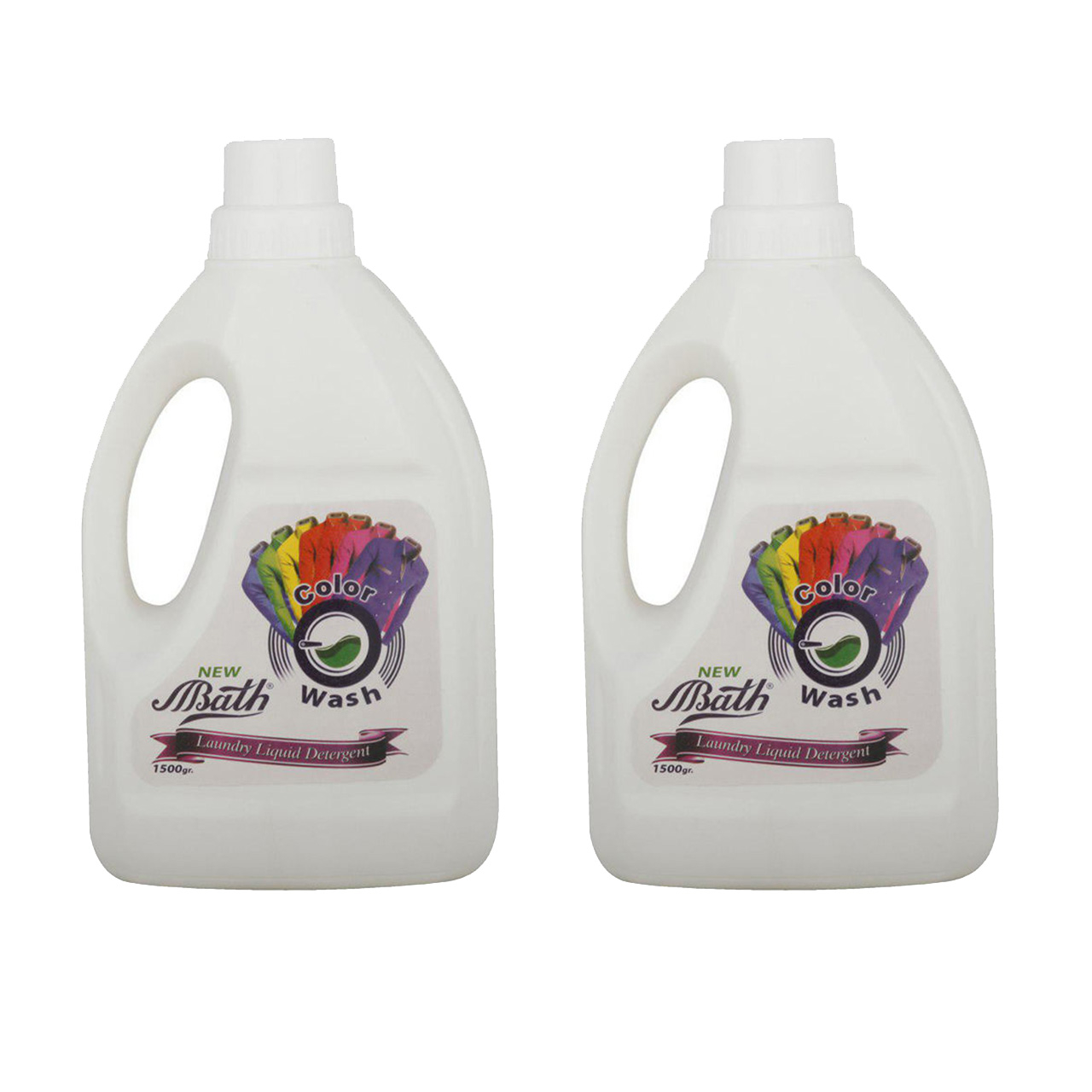 مایع لباسشویی بس مدل Color Wash حجم 1500 میلی لیتر بسته دو عددی