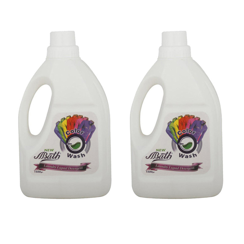 مایع لباسشویی بس مدل Color Wash  حجم 1500 میلی لیتر بسته دو عددی