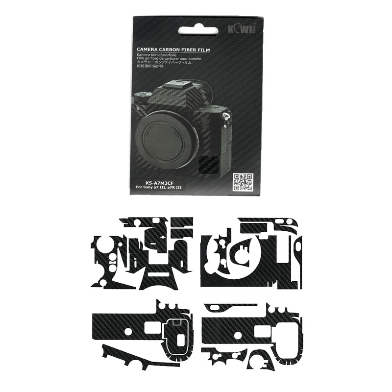 برچسب پوششی کی وی مدل KS-A7M3CF مناسب برای دوربین عکاسی سونی a7III / a7RIII