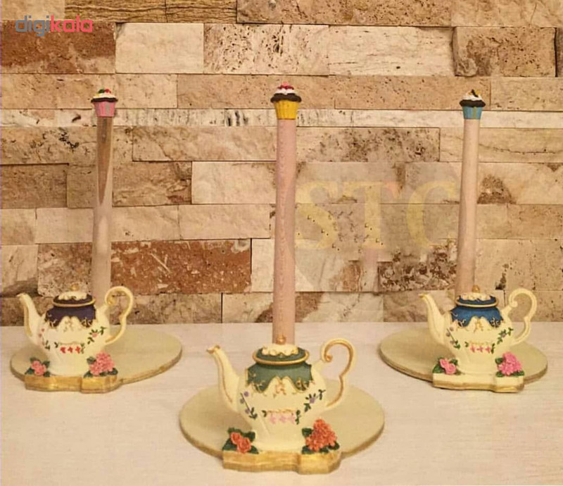 پایه رول دستمال طرح قوری پایه رول دستمال طرح قوری