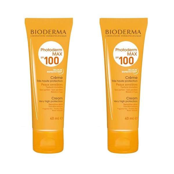 کرم ضد آفتاب بایودرما مدل Photoderm MAX حجم 40 میلی لیتر مجموعه 2 عددی کرم ضد آفتاب بایودرما مدل Photoderm MAX حجم 40 میلی لیتر مجموعه 2 عددی