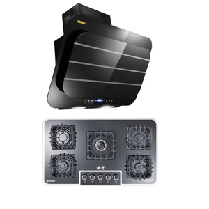 هود و اجاق گاز صفحه ای درخشان مدل پارالل G637