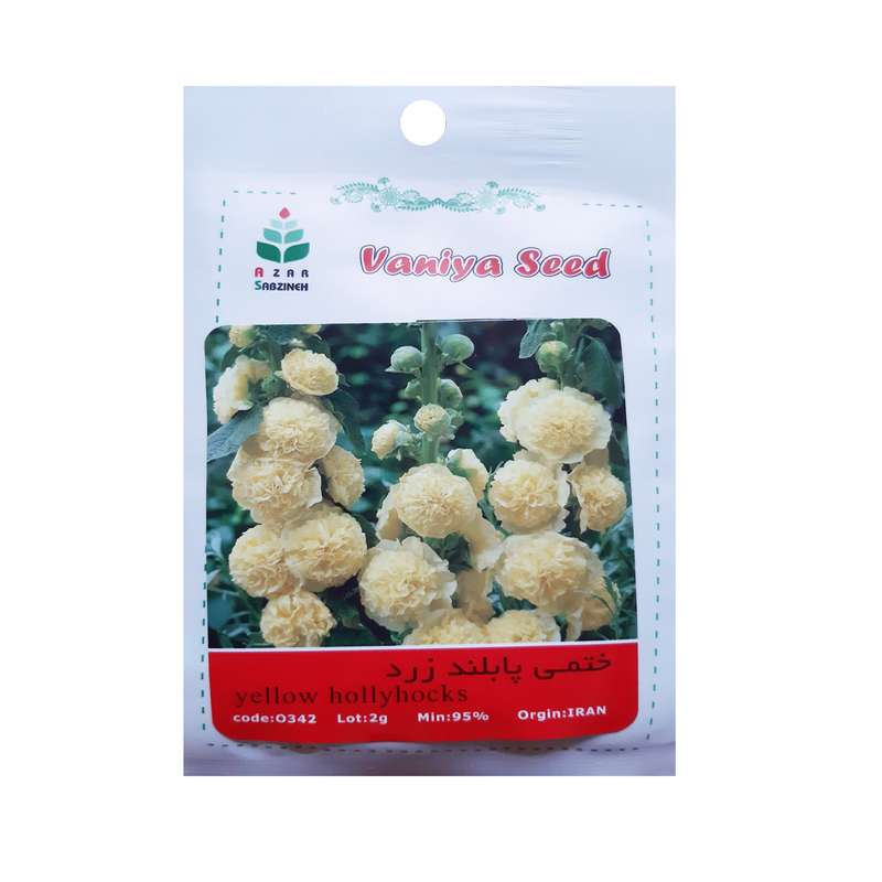 بذر ختمی پابلند زرد آذر سبزینه مدل O342