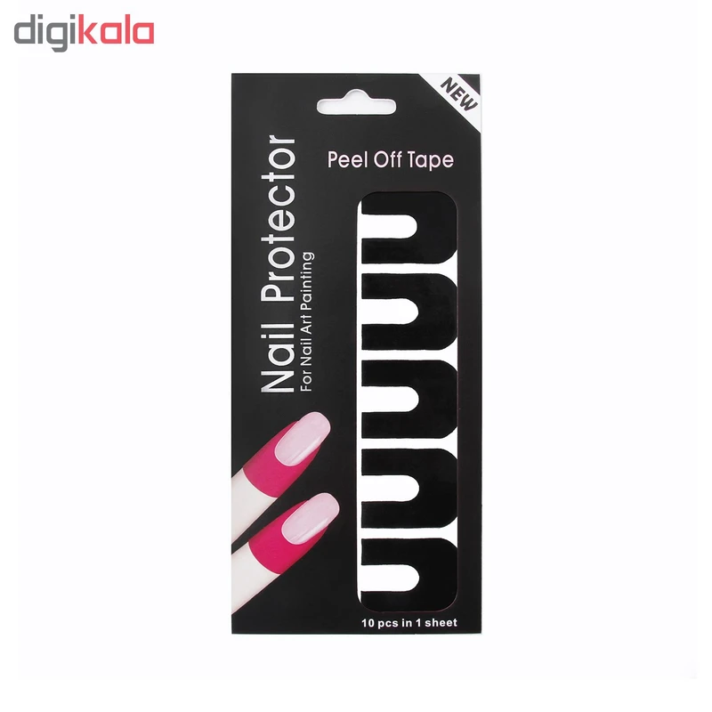 عکس شماره 6 : پیل آف دور ناخن مدل ndt03 بسته 10 عددی