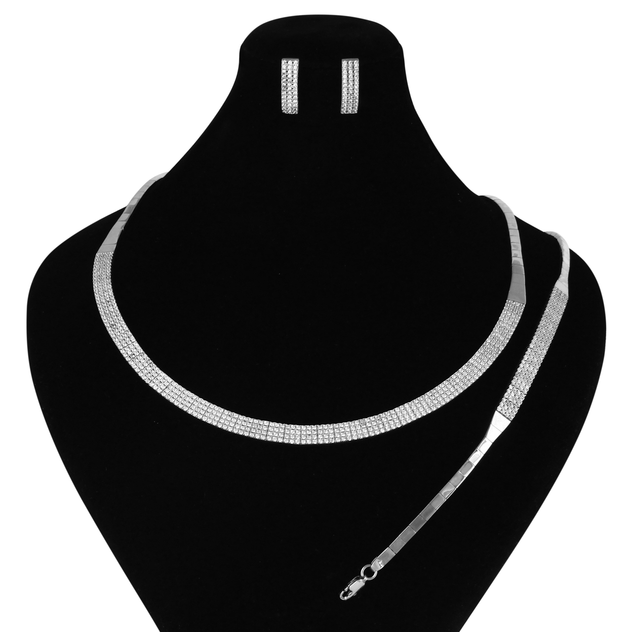 نیم ست نقره زنانه مدوکلاس کد 180492