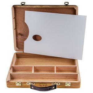 نقد و بررسی جعبه رنگ چوبی پارس بوم مدل PB به همراه پالت رنگ توسط خریداران