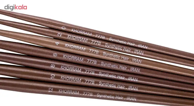 قلم مو تخت خرم مدل khp بسته 7 عددی