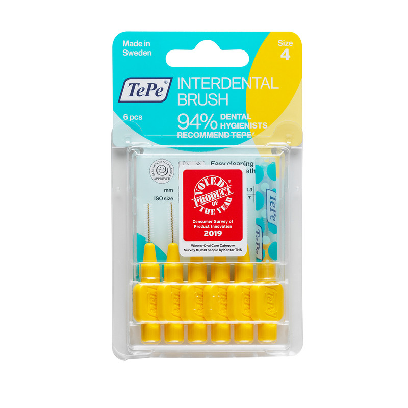 مسواک بین دندانی تهپه مدل original سایز 4 بسته 6 عددی مسواک بین دندانی تهپه مدل original سایز 4 بسته 6 عددی
