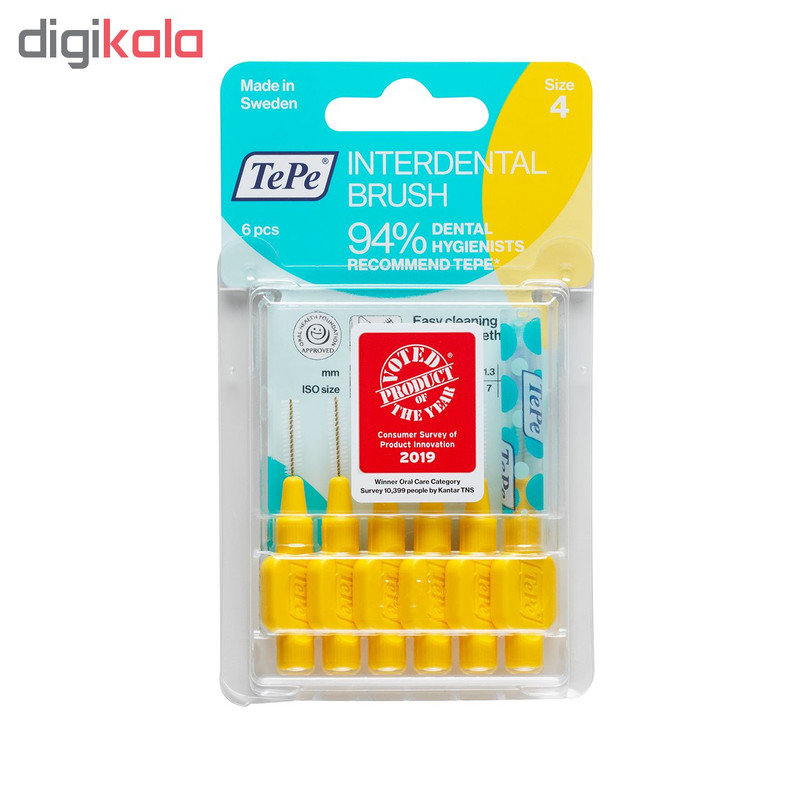 مسواک بین دندانی تهپه مدل original سایز 4 بسته 6 عددی مسواک بین دندانی تهپه مدل original سایز 4 بسته 6 عددی