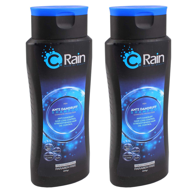 شامپو مو سی رین مدل Anti Dandruff وزن 400 گرم مجموعه 2 عددی