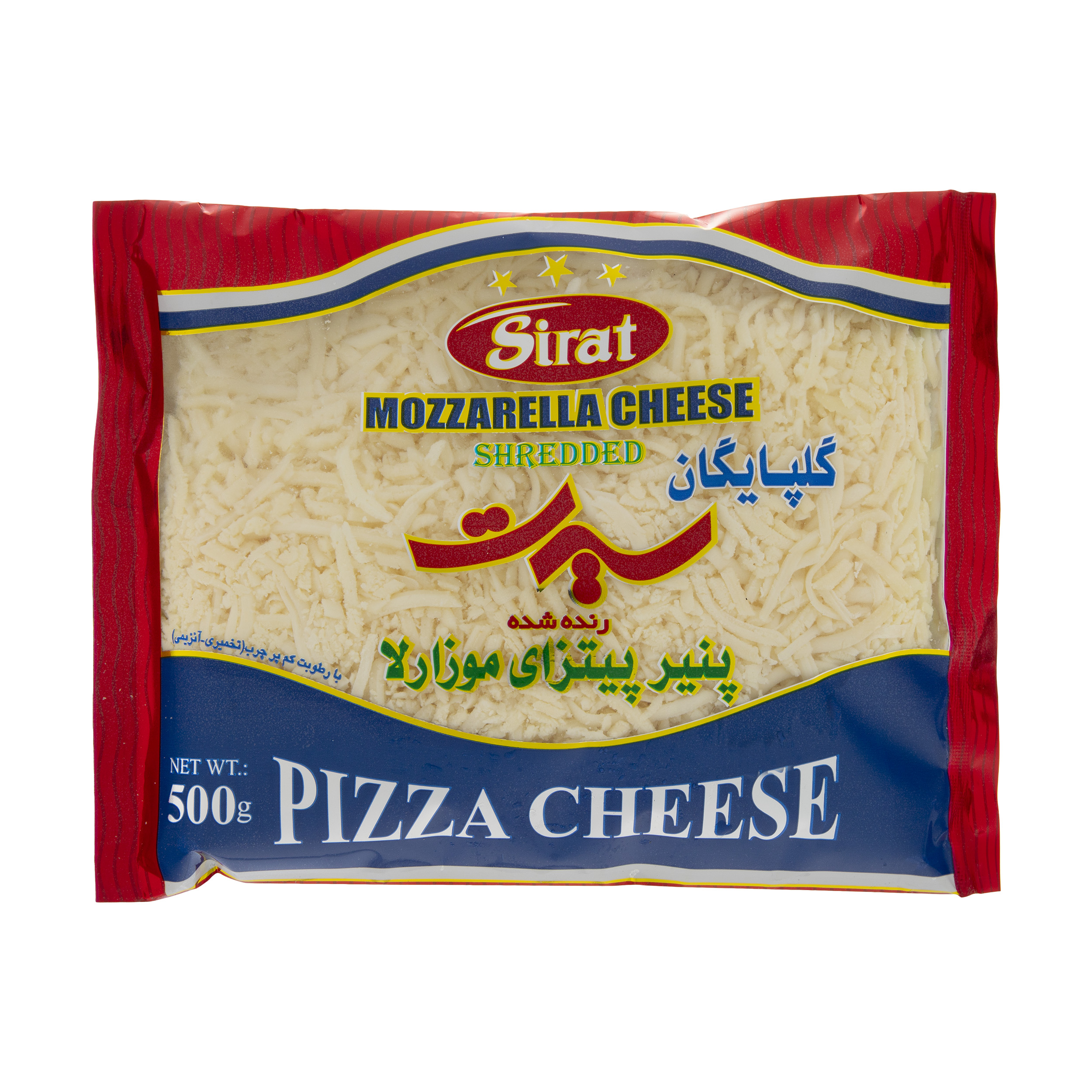پنیر پیتزای موزارلا رنده شده سیرت - 500 گرم