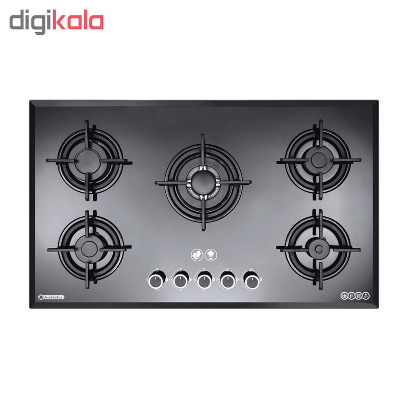 هود و اجاق گاز صفحه ای درخشان مدل فریز G605