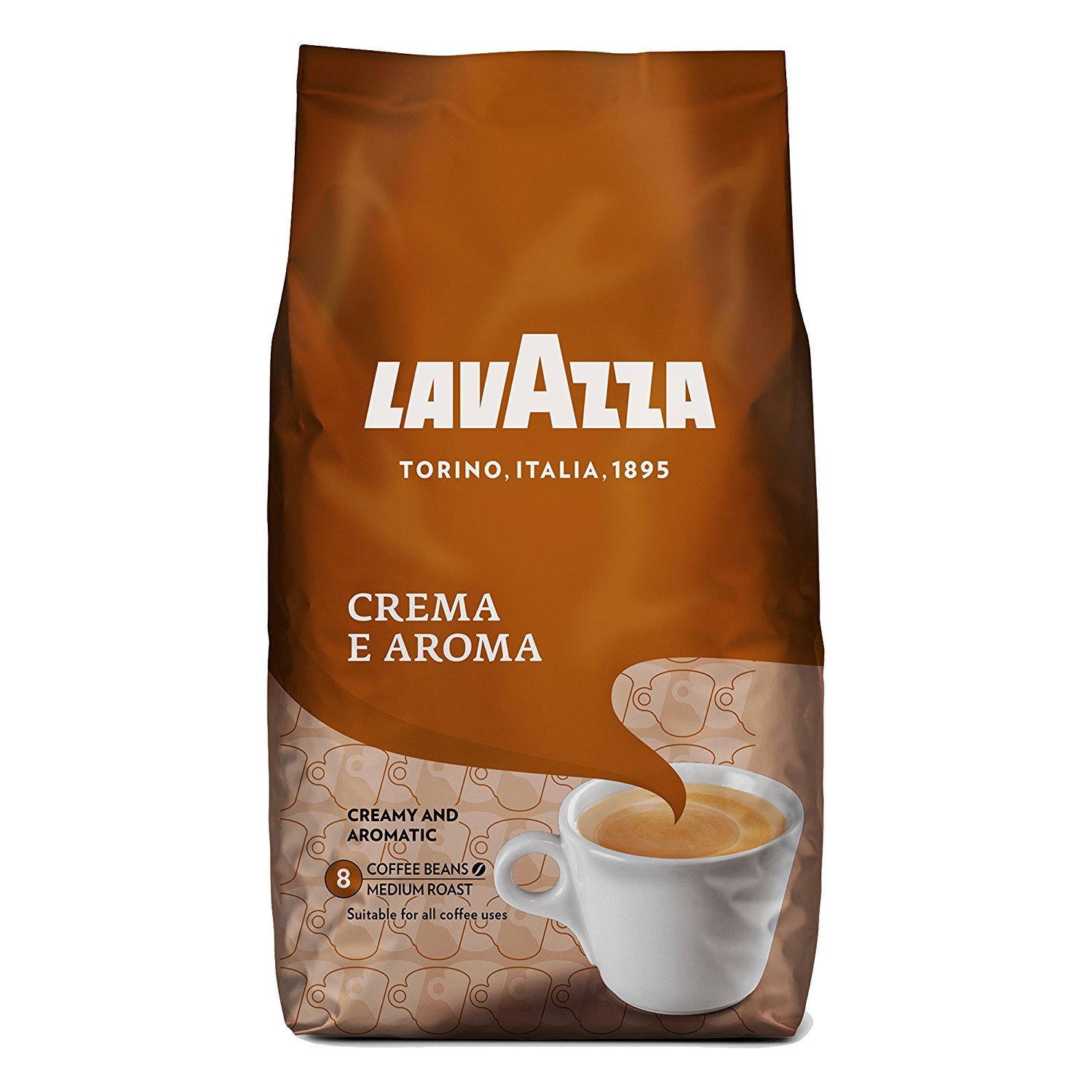 قهوه دان لاواتزا مدل crema aroma مقدار 1 کیلوگرم