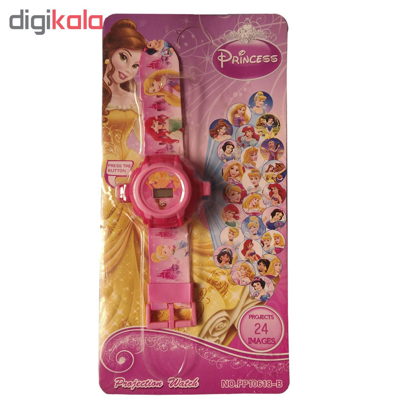 ساعت مچی دیجیتال دخترانه طرح پرنسس ساعت مچی دیجیتال دخترانه طرح پرنسس