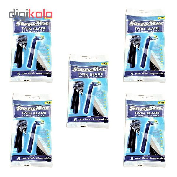 خودتراش سوپرمکس کد 01 مجموعه 5 عددی خودتراش سوپرمکس کد 01 مجموعه 5 عددی