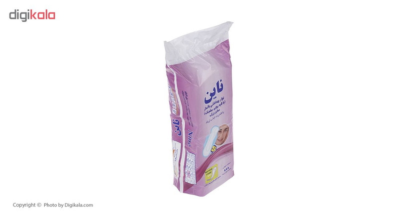 نوار بهداشتی بالدار ناین مدل Pink بسته 10 عددی