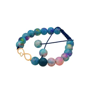 دستبند نقره زنانه طرح بینهایت مدل 001 کد 2701