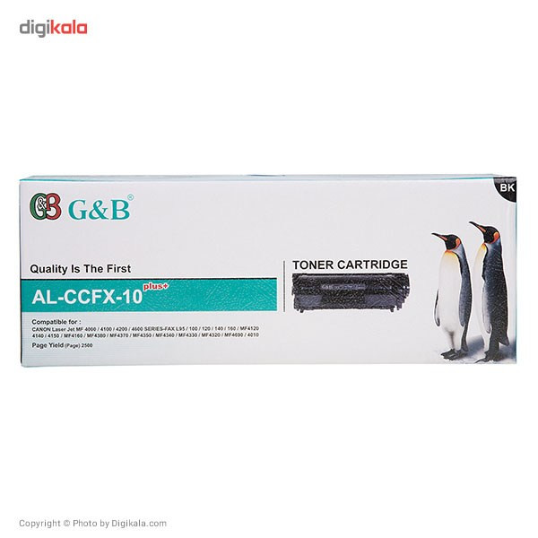 تونر مشکی جی اند بی مدل AL-CCFX10 plus