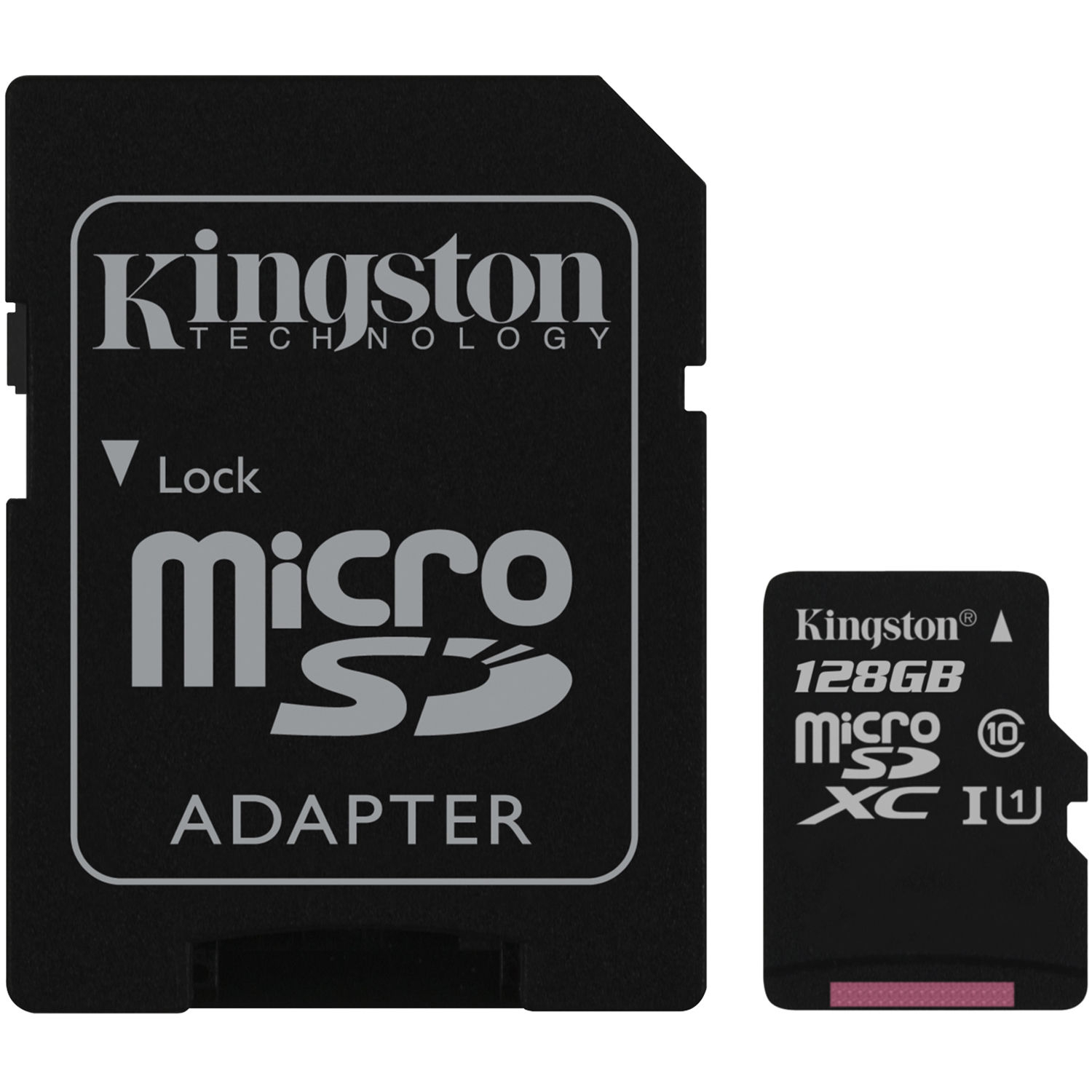 کارت حافظه microSDXC کینگستون مدل Canvas کلاس 10 استاندارد UHS-I U1 ظرفیت 128 گیگابایت 80MBps به همراه آداپتور SD