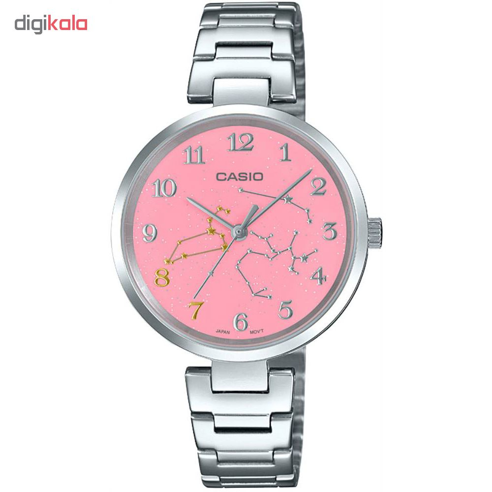 ساعت مچی عقربه ای زنانه کاسیو مدل LTP-E02D-4ADR