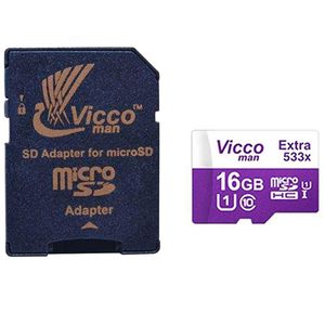 نقد و بررسی کارت حافظه microSDHC ویکومن مدل 533X کلاس 10 استاندارد UHS-I U1 سرعت 80MBps ظرفیت 16 گیگابایت به همراه آداپتور SD توسط خریداران
