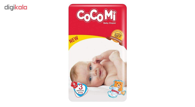 پوشک کوکومی مدل Eco09 سایز 3 بسته 3 عددی