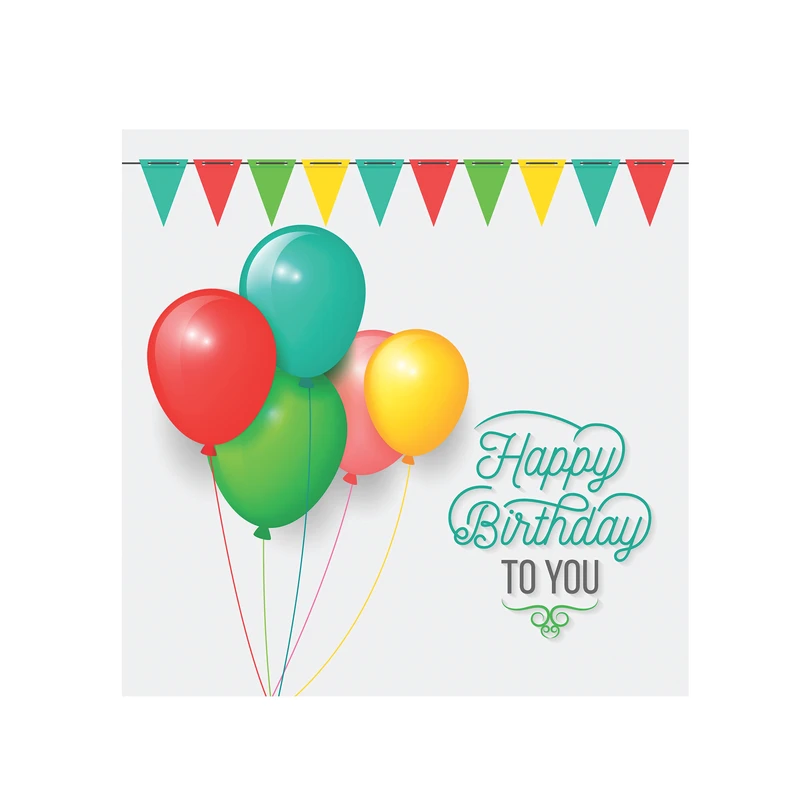 بنر تولد طرح بادکنک مدل HBD021_10