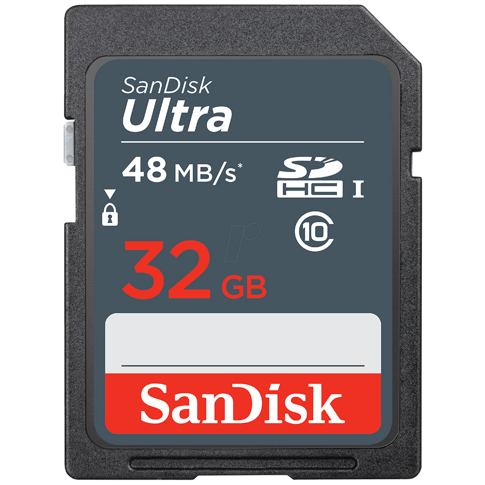 کارت حافظه SDHC سن دیسک مدل Ultra کلاس 10 استاندارد UHS-I U1 سرعت 533X 48MBps ظرفیت 32 گیگابایت