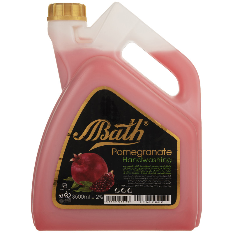 مایع دستشویی بس مدل Pomegranate حجم 3500 میلی لیتر