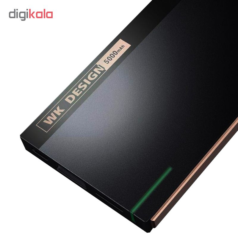 شارژر همراه دبلیو کی مدل wp-017 ظرفیت 5000 میلی آمپر ساعت