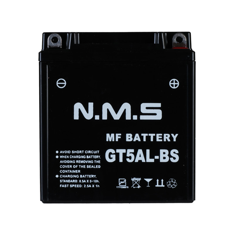 باتری موتورسیکلت ان ام اس مدل GT5AL-bs