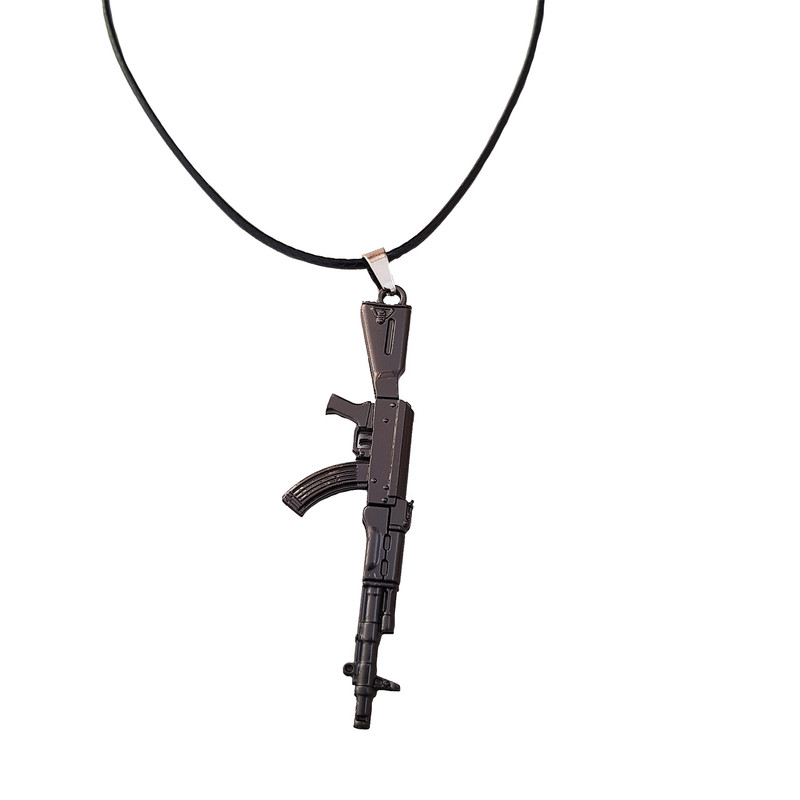 گردنبند مردانه طرح کلاشینکوف کد g62