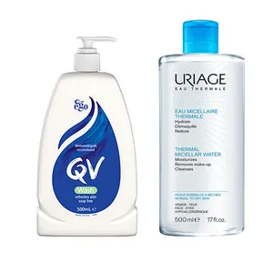 پاک کننده پوست کیووی مدل refreshes skin حجم 500 میلی لیتر به همراه آب پاک کننده آرایش اوریاژ سری Micellar Water حجم 500 میلی لیتر