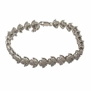 دستبند نقره زنانه ترمه 1 کد DB 5004