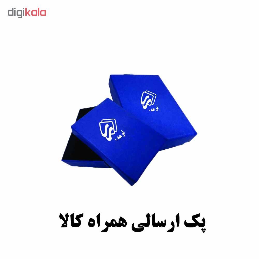 دستبند نقره زنانه ترمه 1 طرح گل کد DB 5001 -  - 4